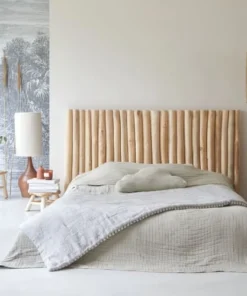 Tikamoon Tête De Lit En Teck Massif 180 Cm