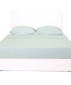 HOMIFAB Tête De Lit En Tissu Bouclette Blanc 140 Cm -Boutique Maisons du Monde tete de lit en tissu bouclette blanc 140 cm 5