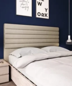 Usinestreet Tête De Lit En Tissu LUCA - Beige, Largeur - 160 Cm -Boutique Maisons du Monde tete de lit en tissu luca beige largeur 160 cm 1