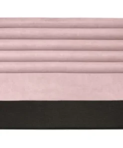 Usinestreet TĂȘte De Lit En Tissu LUCA - Rose, Largeur - 160 Cm