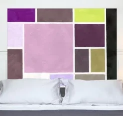 Mademoiselle Tiss Tête De Lit En Tissu Sans Support En Bois 160*140 Cm -Boutique Maisons du Monde tete de lit en tissu sans support en bois 160 140 cm poudrees prune