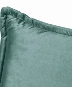 Drawer Tête De Lit En Velours 150 Cm Vert D'eau -Boutique Maisons du Monde tete de lit en velours 150 cm vert d eau 4