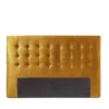 Drawer Tête De Lit En Velours 170 Cm Jaune Moutarde -Boutique Maisons du Monde tete de lit en velours 170 cm jaune moutarde