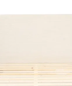 HOMIFAB Tête De Lit En Velours Beige Côtelé 140 Cm -Boutique Maisons du Monde tete de lit en velours beige cotele 140 cm 2