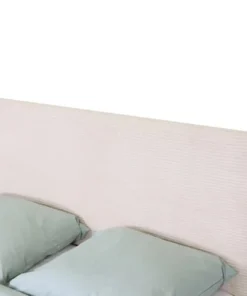 HOMIFAB Tête De Lit En Velours Beige Côtelé 140 Cm -Boutique Maisons du Monde tete de lit en velours beige cotele 140 cm 5