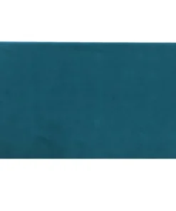 HOMIFAB Tête De Lit En Velours Bleu Canard 140 Cm