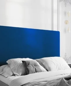 CXL By Christian Lacroix Tête De Lit En Velours Bleu Roi 120x140x10 -Boutique Maisons du Monde tete de lit en velours bleu roi 120x140x10 1