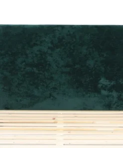 HOMIFAB Tête De Lit En Velours Gratté Vert Bouteille 160 Cm -Boutique Maisons du Monde tete de lit en velours gratte vert bouteille 160 cm 2