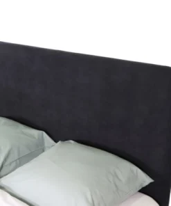HOMIFAB Tête De Lit En Velours Gris Anthracite 160 Cm -Boutique Maisons du Monde tete de lit en velours gris anthracite 160 cm 5