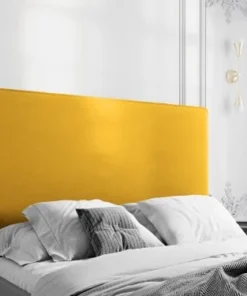 CXL By Christian Lacroix Tête De Lit En Velours Jaune 120x180x10 -Boutique Maisons du Monde tete de lit en velours jaune 120x180x10 1