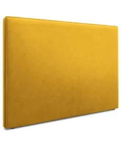 CXL By Christian Lacroix Tête De Lit En Velours Jaune 120x200x10