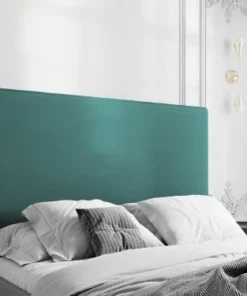 CXL By Christian Lacroix Tête De Lit En Velours Pétrole 120x200x10 -Boutique Maisons du Monde tete de lit en velours petrole 120x200x10 1