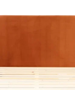 HOMIFAB Tête De Lit En Velours Rouille 140 Cm 10 HOMIFAB Tête De Lit En Velours Rouille 140 Cm -Boutique Maisons du Monde tete de lit en velours rouille 140 cm 2