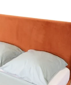HOMIFAB Tête De Lit En Velours Rouille 160 Cm -Boutique Maisons du Monde tete de lit en velours rouille 160 cm 5