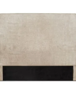 Usinestreet Tête De Lit Lisse En Tissu NUMA - Beige, Largeur - 140 Cm