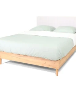 HOMIFAB Tête De Lit Matelassé En Tissu Gris Clair 140 Cm -Boutique Maisons du Monde tete de lit matelasse en tissu gris clair 140 cm 5