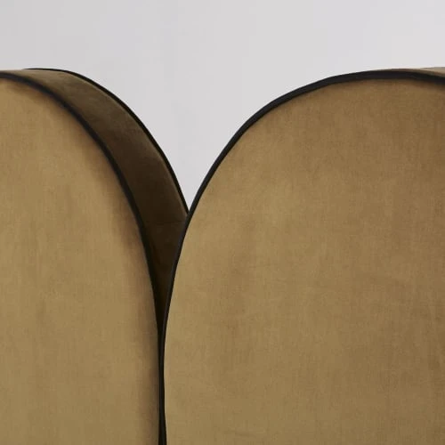 Maisons Du Monde Tête De Lit Modulable Professionnelle En Velours Ocre 60x140 5 Maisons Du Monde Tête De Lit Modulable Professionnelle En Velours Ocre 60x140 – Image 3