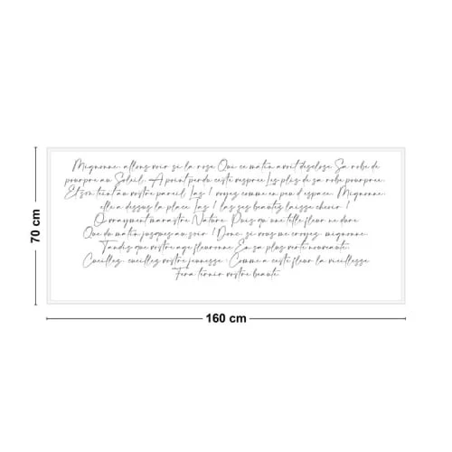 99Déco Tête De Lit Papier Peint Calligraphie Poème Noir 160cm 3 99Déco Tête De Lit Papier Peint Calligraphie Poème Noir 160cm