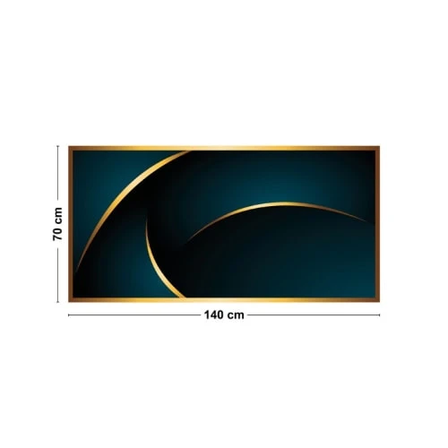 99Déco Tête De Lit Papier Peint Graphique Bleu Et Doré 140cm 3 99Déco Tête De Lit Papier Peint Graphique Bleu Et Doré 140cm