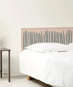 99Déco Tête De Lit Papier Peint Graphique Rose 140cm -Boutique Maisons du Monde tete de lit papier peint graphique rose 140cm 3