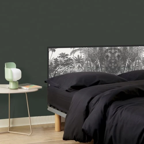 99Déco Tête De Lit Papier Peint Jungle Gravure Paysage Noir 180cm 6 99Déco Tête De Lit Papier Peint Jungle Gravure Paysage Noir 180cm – Image 4