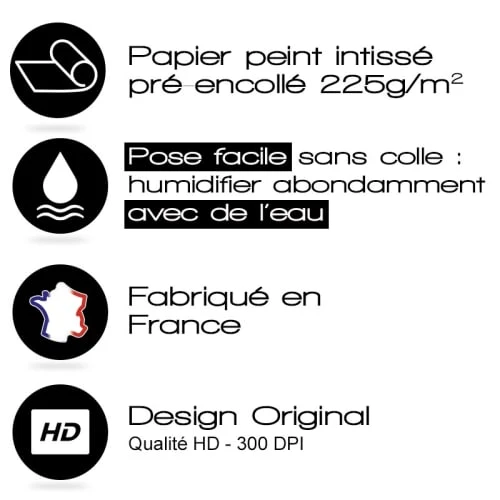 99Déco Tête De Lit Papier Peint Jungle Tropical Couleurs Blanc 140cm 3 99Déco Tête De Lit Papier Peint Jungle Tropical Couleurs Blanc 140cm