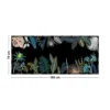 99Déco Tête De Lit Papier Peint Jungle Tropical Couleurs Noir 160cm