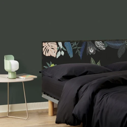 99Déco Tête De Lit Papier Peint Jungle Tropical Couleurs Noir 160cm 6 99Déco Tête De Lit Papier Peint Jungle Tropical Couleurs Noir 160cm – Image 4