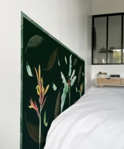 99Déco Tête De Lit Papier Peint Jungle Tropical Palmier Vert 180cm -Boutique Maisons du Monde tete de lit papier peint jungle tropical palmier vert 180cm 2