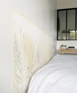 99Déco Tête De Lit Papier Peint Jungle Végétal Pastel 140cm -Boutique Maisons du Monde tete de lit papier peint jungle vegetal pastel 140cm 2