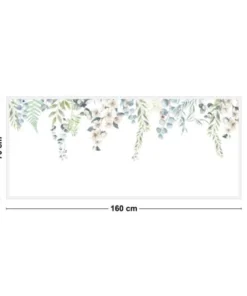 99Déco Tête De Lit Papier Peint Nature Arche Fleurs 160cm