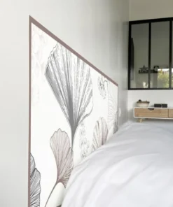 99Déco Tête De Lit Papier Peint Nature Fleurs Gris 140cm 8 99Déco Tête De Lit Papier Peint Nature Fleurs Gris 140cm -Boutique Maisons du Monde tete de lit papier peint nature fleurs gris 140cm 2