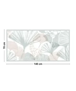 99Déco Tête De Lit Papier Peint Nature Fleurs Vert 140cm