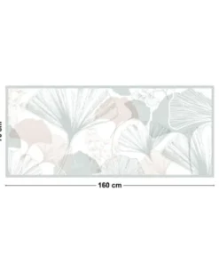 99Déco Tête De Lit Papier Peint Nature Fleurs Vert 160cm