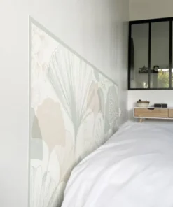 99Déco Tête De Lit Papier Peint Nature Fleurs Vert 180cm -Boutique Maisons du Monde tete de lit papier peint nature fleurs vert 180cm 2