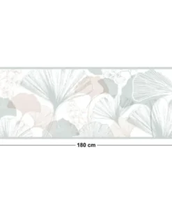 99Déco Tête De Lit Papier Peint Nature Fleurs Vert 180cm