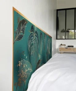 99Déco Tête De Lit Papier Peint Nature Monstera Vert 140cm -Boutique Maisons du Monde tete de lit papier peint nature monstera vert 140cm 2