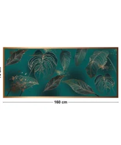 99Déco Tête De Lit Papier Peint Nature Monstera Vert 160cm