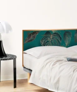 99Déco Tête De Lit Papier Peint Nature Monstera Vert 180cm -Boutique Maisons du Monde tete de lit papier peint nature monstera vert 180cm 3