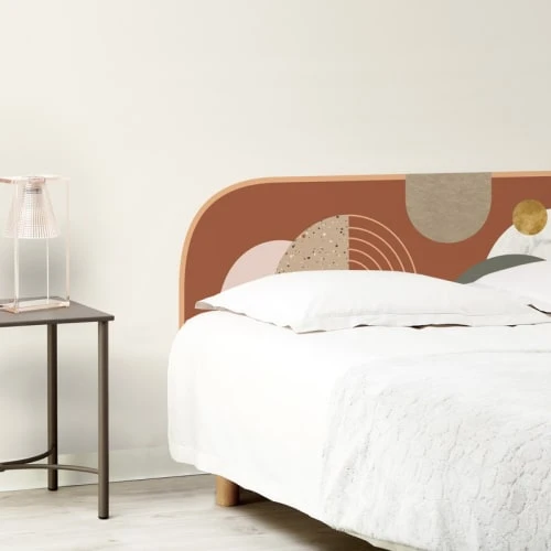 99Déco Tête De Lit Papier Peint Terracotta Terrazzo 140cm 4 99Déco Tête De Lit Papier Peint Terracotta Terrazzo 140cm – Image 2
