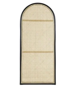 Maisons Du Monde Tête De Lit Professionnelle 60x140 Modulable Cannage En Rotin Noir Et Beige