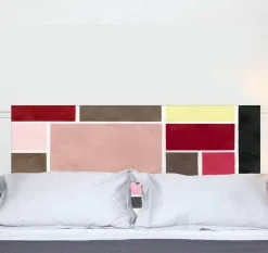 Mademoiselle Tiss Tête De Lit Sans Support En Bois 160*70 Cm -Boutique Maisons du Monde tete de lit sans support en bois 160 70 cm poudrees rouge