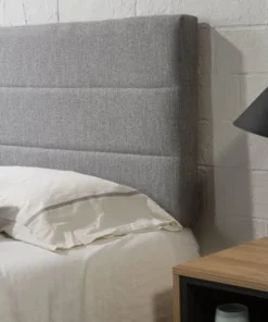 HOMN Tête De Lit Tapissée 140x60 Cm Couleur Gris, 8 Cm D'épaisseur 10 HOMN Tête De Lit Tapissée 140x60 Cm Couleur Gris, 8 Cm D'épaisseur -Boutique Maisons du Monde tete de lit tapissee 140x60 cm couleur gris 8 cm d epaisseur 7