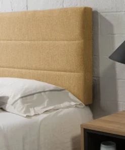 HOMN Tête De Lit Tapissée 140x60 Cm Couleur Moutarde, 8 Cm D'épaisseur -Boutique Maisons du Monde tete de lit tapissee 140x60 cm couleur moutarde 8 cm d epaisseur 2