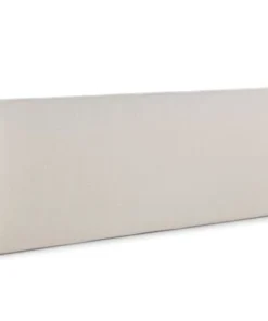 HOMN Tête De Lit Tapissée 140x60 Cm De Lin Naturel, 8 Cm D'épaisseur