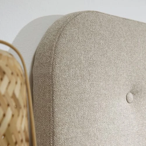 HOMN Tête De Lit Tapissée 150x60 Cm Couleur Beige, 8 Cm D'épaisseur 7 HOMN Tête De Lit Tapissée 150x60 Cm Couleur Beige, 8 Cm D'épaisseur – Image 5