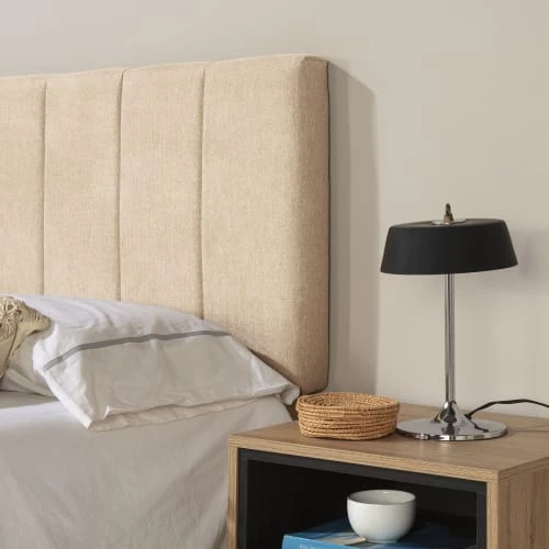 HOMN Tête De Lit Tapissée 150x60 Cm Couleur Beige, 8 Cm D'épaisseur 5 HOMN Tête De Lit Tapissée 150x60 Cm Couleur Beige, 8 Cm D'épaisseur – Image 3