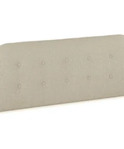 HOMN Tête De Lit Tapissée 150x60 Cm Couleur Beige, 8 Cm D'épaisseur