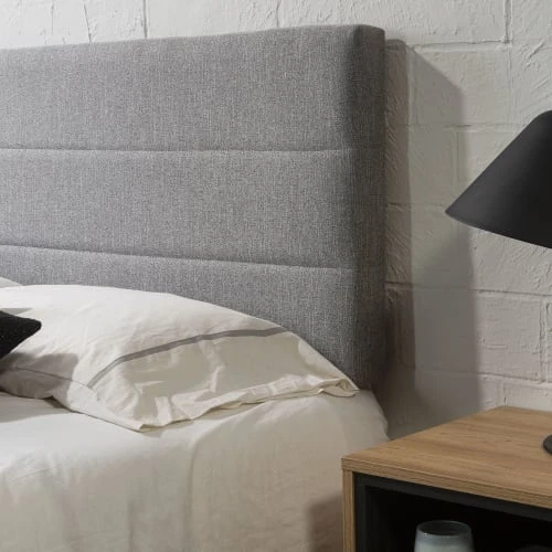 HOMN Tête De Lit Tapissée 150x60 Cm Couleur Gris, 8 Cm D'épaisseur 6 HOMN Tête De Lit Tapissée 150x60 Cm Couleur Gris, 8 Cm D'épaisseur – Image 4