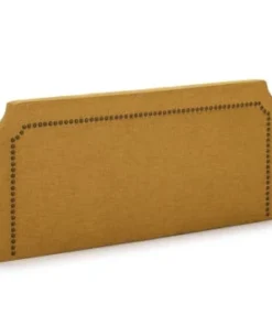 HOMN Tête De Lit Tapissée 160x60 Cm Moutarde, Clous En Marron 13 HOMN Tête De Lit Tapissée 160x60 Cm Moutarde, Clous En Marron -Boutique Maisons du Monde tete de lit tapissee 160x60 cm moutarde clous en marron leonor